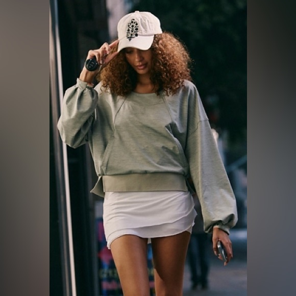 🆕 FREE PEOPLE X FP MOVEMENT | JUMP START LAYER TOP | HEATHER GREY - Picture 5 of 6